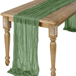 nappe decorative plissée semi transparente beige rose vert olive mariage nouvelle annee festive