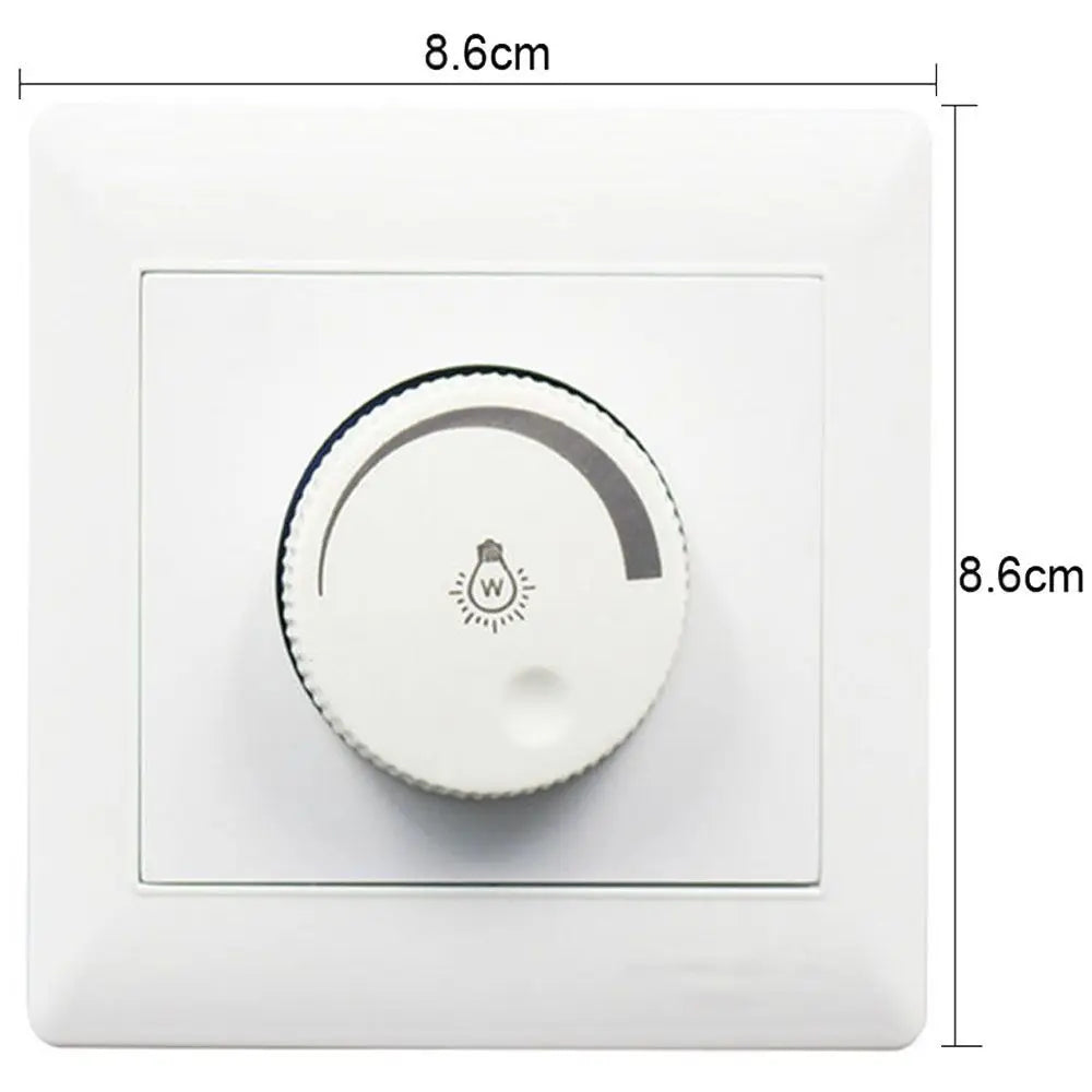 interrupteur éclairage blanc moderne réglable luminosité 15w 80w abs certification brightness controller