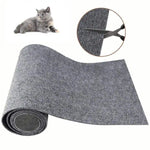 tapis grattage chats gris adhésif moderne tapis auto ajustable protection meuble