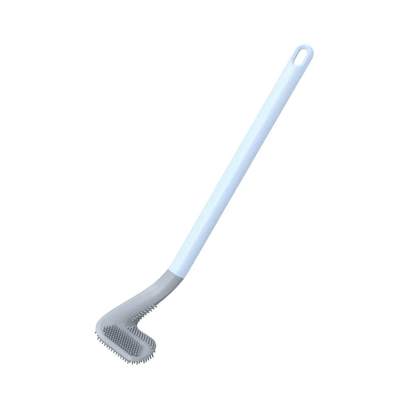 brosse wc silicone gris blanc moderne respectueux environnement bristles poignée