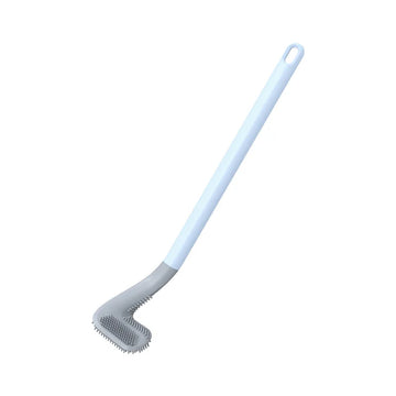 brosse wc silicone gris blanc moderne respectueux environnement bristles poignée
