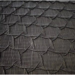 tissu noir texturé peau reptile opacité 60cm large tissu brocart respirant artisanal matériaux bricolage