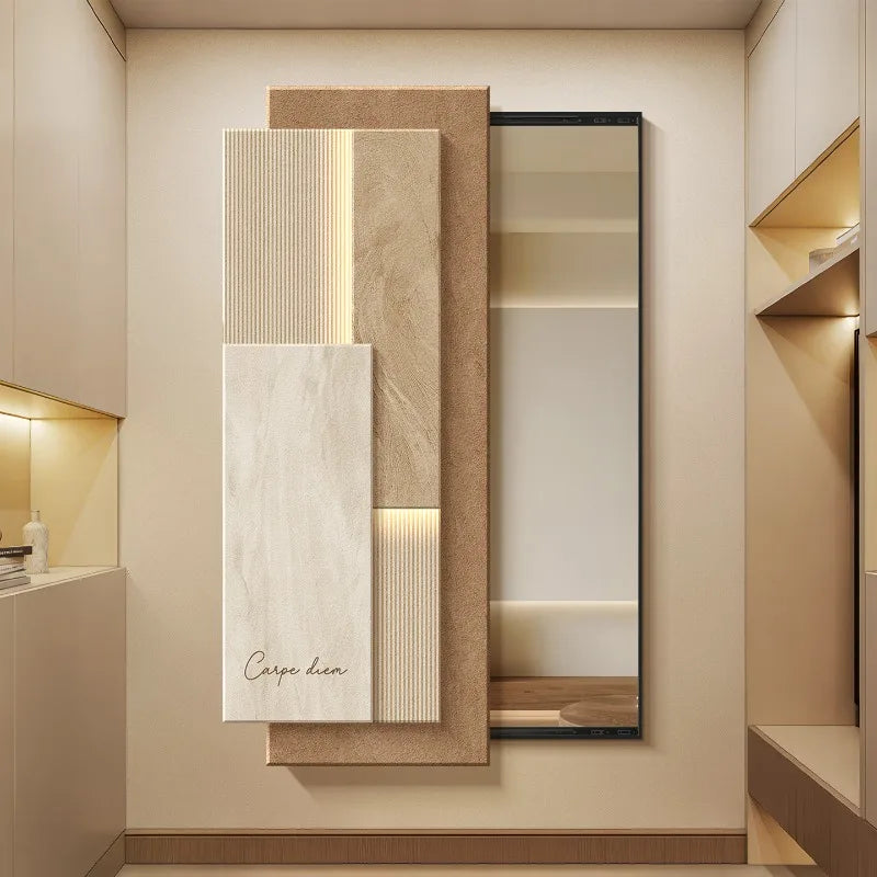tableau mural contemporain marbre opaque cadre métal suspension décoration maison