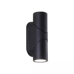 projecteurs led doubles têtes muriers étanches contemporains noirs mat ip65 hydrofuge