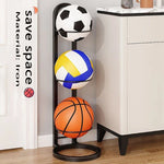 support balles sport moderne respectueux l'environnement noir blanc métal plastiqueiaux
