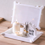 moule silicone plat plateau rangement angle diy bijoux deco intérieure bougie vase fleur maisonnette