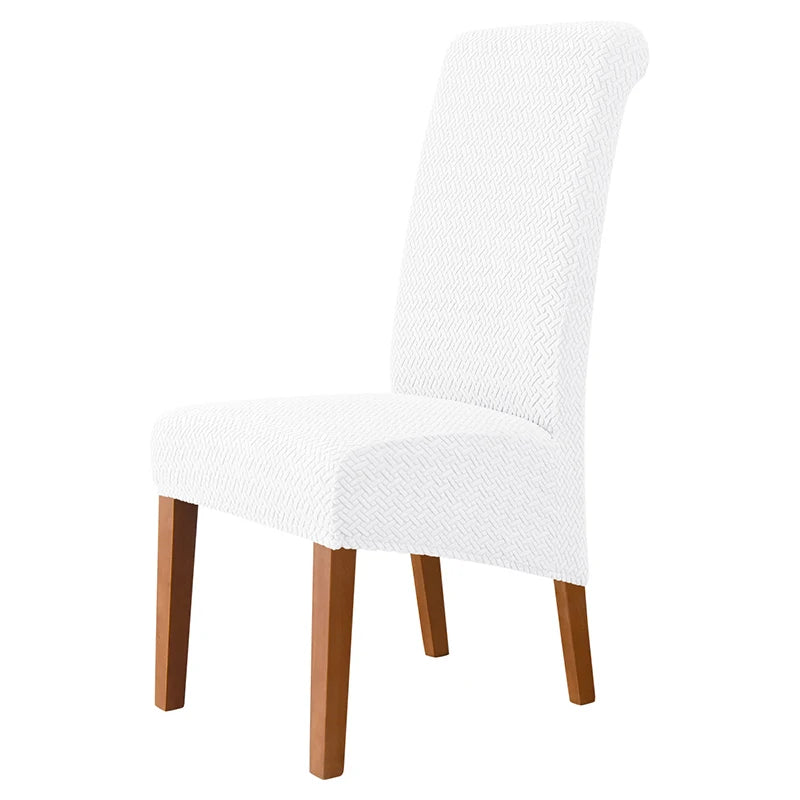 housse chaise moderne tissu géométrique vert clair protection salissures 35 43cm haute qualité