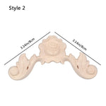 appliques decoratives bois floral sculptees baroques naturelles decoration murale farmhouse classic