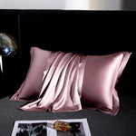 housse coussin soie mûrier gris métallisé satinée contemporaine non toxique environnement