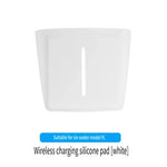 pad charge sans fil adhésif moderne noir blanc opacité lisse minimaliste