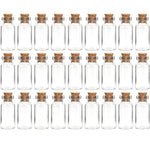 bouteilles verre transparentes bouchons liège 10 15 20 25 30 ml