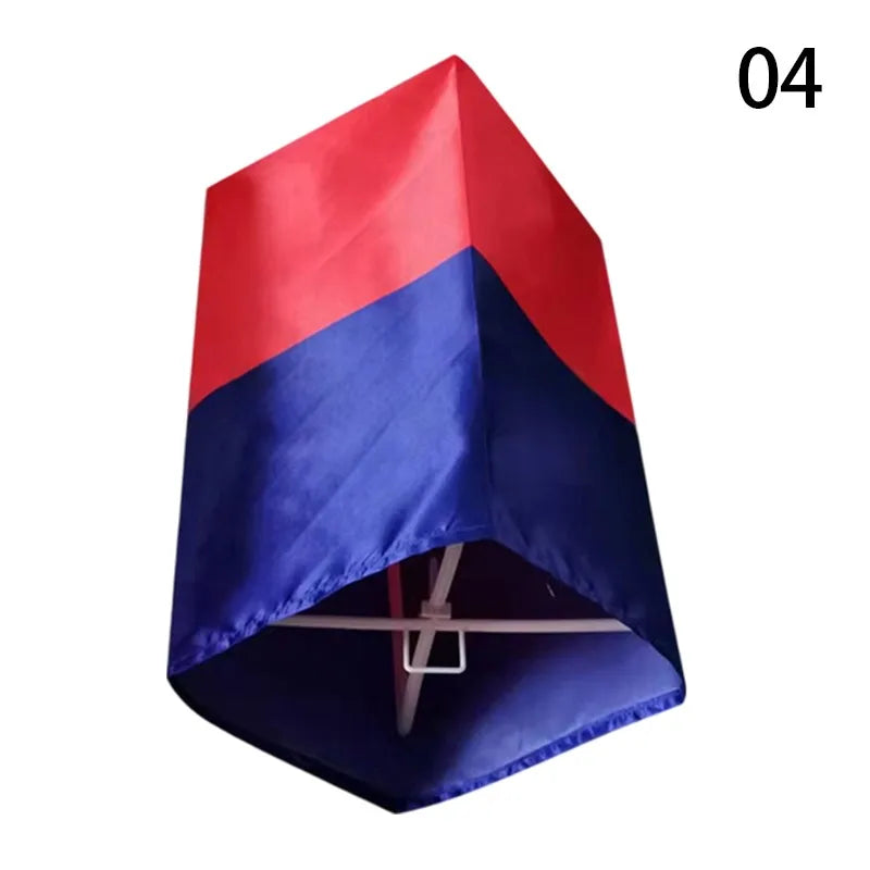 lanternes décoratives traditionnelles coréennes rouge bleu jaune blanc noix motifs nourriture textes coréens clips