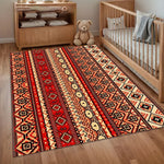 tapis turquois floral salon chambre moderne géométrique polypropylène polyester absorbant anti dérapant