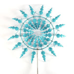 vent spinner moderne multicolore translucides tringle métal extérieur décoration jardin