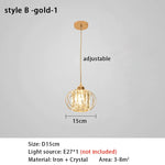Suspension lumineuse moderne or noir lumières transparentes câbles suspendus chambre salon