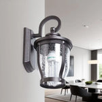 lampe murale noire transparente classique fixations industrielle led 220v e27 3ans garantie