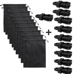 rideaux extérieurs moderne beige noir opaques sacs lestés clips tringle attacheextérieur patio cabana