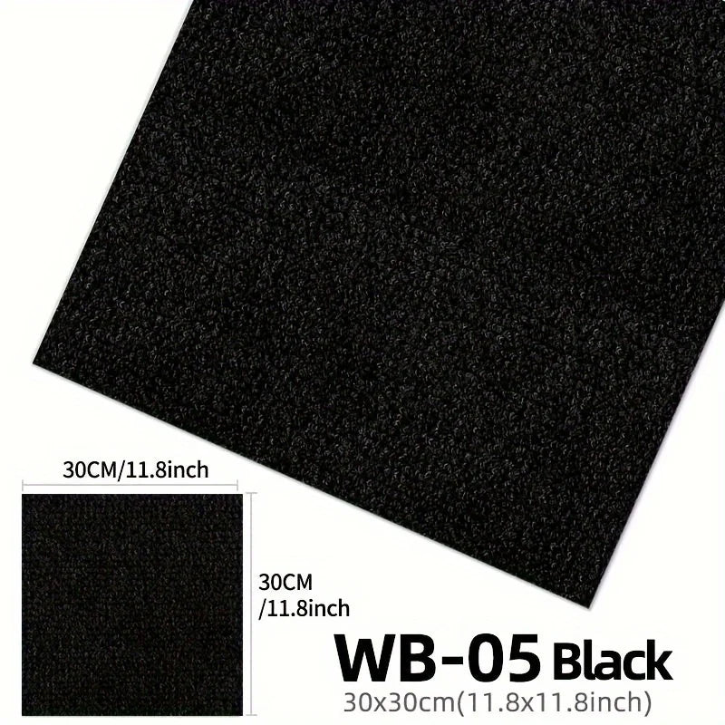 tapis auto adhésifs gris foncé rayures verticales moderne 30x30cm amovibles sol