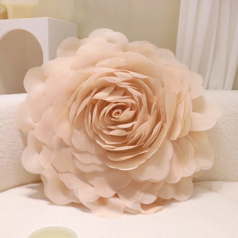 taie d'oreiller fleur rose moderne 100% coton lavable lit carré 45x45cmDecorationAdultes