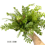 plantes artificielles fougère herbe perse accessoires muraux décoration moderne extérieur intérieur vert brun minimalistes