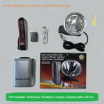 lampe torche rechargeable led argenté noir orange 6000k clip moderne compact