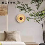 lampe murale moderne pierre beige marron texture granulée cuisine chambre coucher entrée salle manger