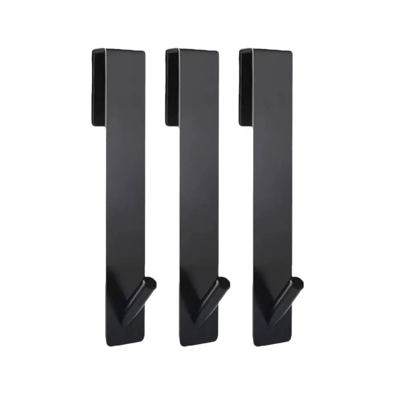 porte serviettes mural noir argent doré lisse finition métallique moderne minimaliste adhésif serviettes gant