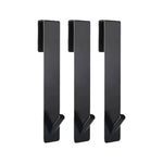 porte serviettes mural noir argent doré lisse finition métallique moderne minimaliste adhésif serviettes gant