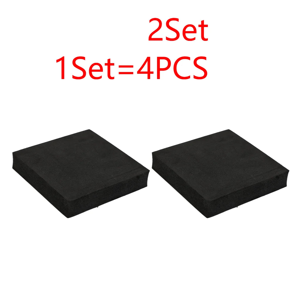anti vibration pad noir pratique 100x100x20mm résistant antidérapant tapis protection meuble sol