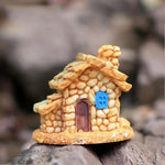 miniatures maison rustique résine animaux cochon buffle pot plant toit pierreux imitation bois.texture.rugueuse