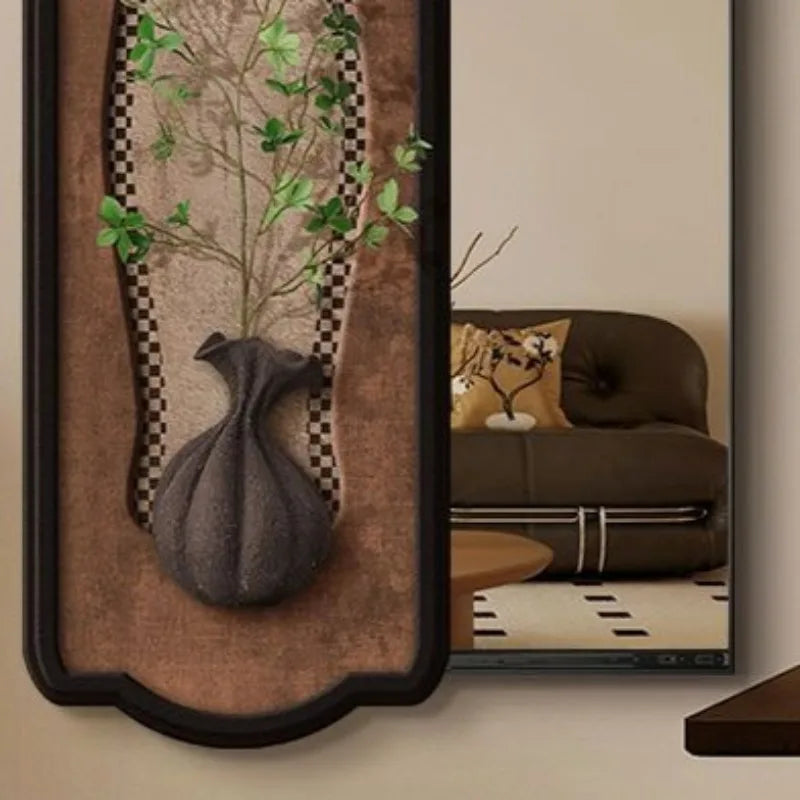tableau mural decoratif geometrique oil canvas alu frame maison accessoires deco classic rustique