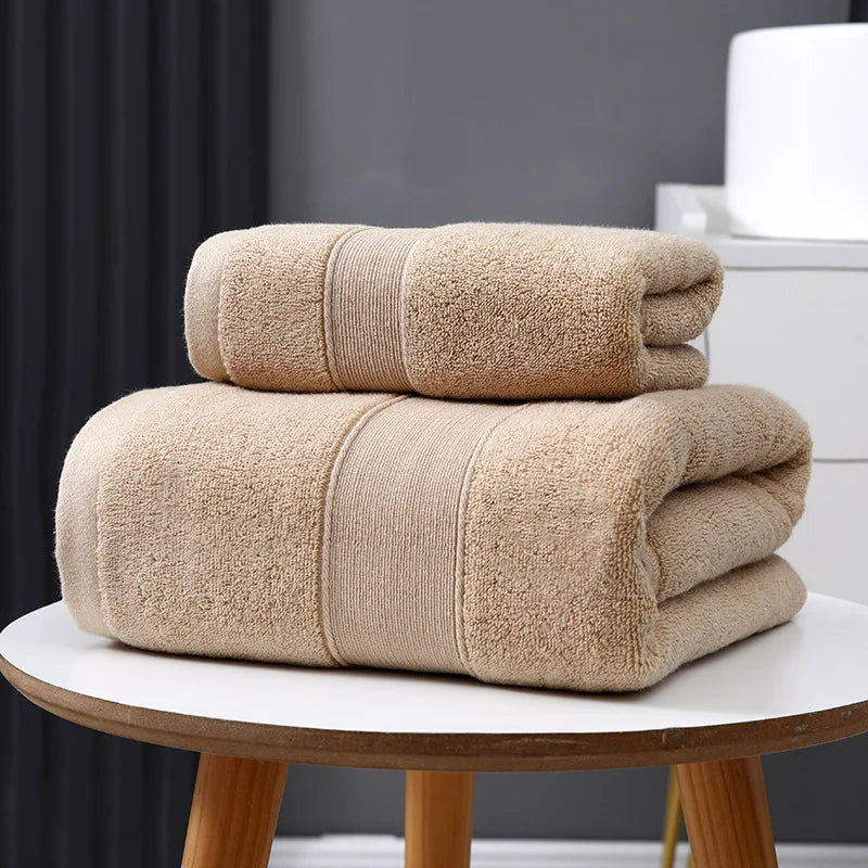 serviette bain coton rayures horizontales absorbante séchage rapide grande maison sport