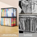 boîte rangement transparente moderne poignées rectangle pvc robuste organisation jouets fournitures scolaires
