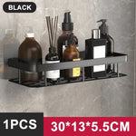 étagères rangement adhésives modernes blanc noir imperméables métal lisses bouteilles cosmétiques flacons parfum encens
