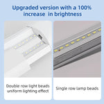 lampe led barre lumineuse blanc moderne 120cm clip interrupteur mural