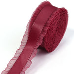 rubans polyester classiques rouge bleu vert rose noir blanc gris beige marron violet