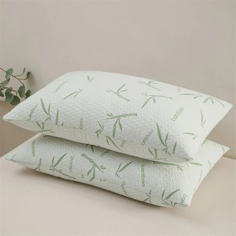 protège oreiller imperméable fibre bambou blanc vert clair moderne glissière 26x20cm 30x20cm 35x20cm 40x20cm