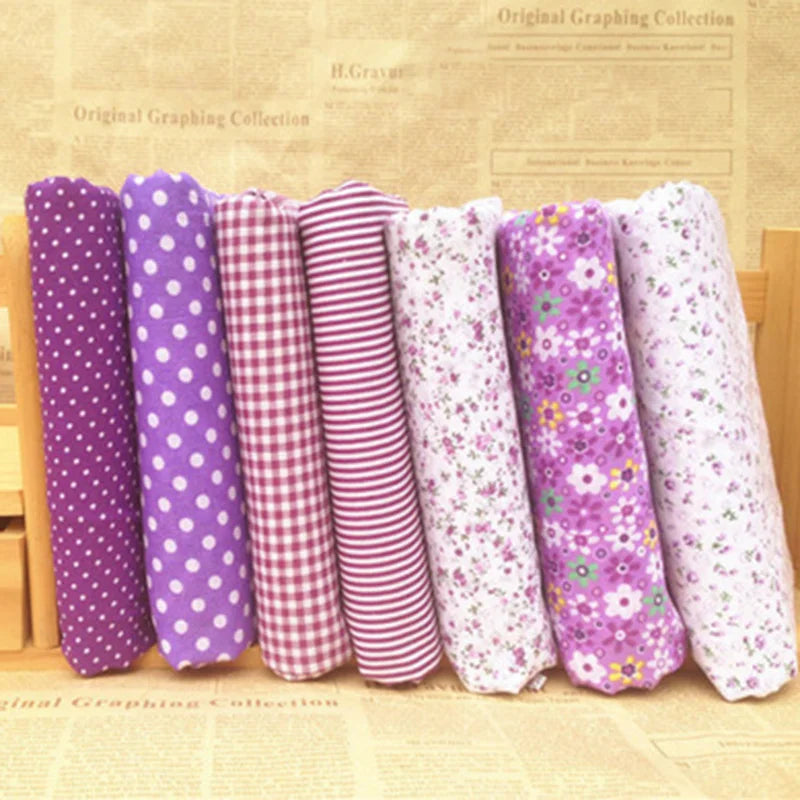 tissus coton imprimés fleurs pois vichy jaune rouge violet bricolage couture artisanat jacoard opaques
