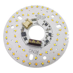 plaque led blanc moderne diodes rond connecteurs électronique 16cm diamètre remplacemement plafonnier