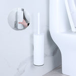 brosse wc inoxydable moderne blanche noire argent or support mural pieds