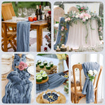 table chemin rouge bordeaux boho rustique semi transparente maison décor festive anniversaire mariage