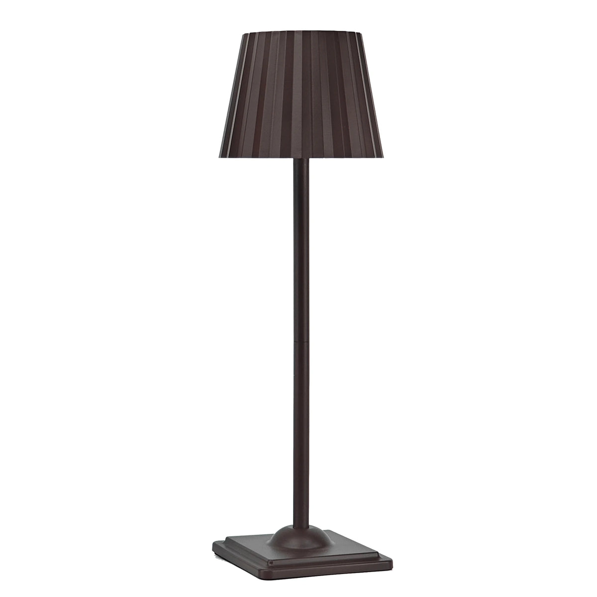 lampe table moderne lampe led rechargeable usb couleurs ambiance plissée effet vieilli base antislip.touchscreen