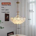 lampe suspendue blanc doré éventails classique vintage chaîne certifications sécuritéfluxlumineuxfaible