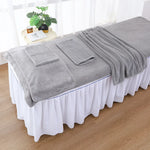 serviettes massage microfibre douce absorbante moderne élastique set cinq pièces beigeclair