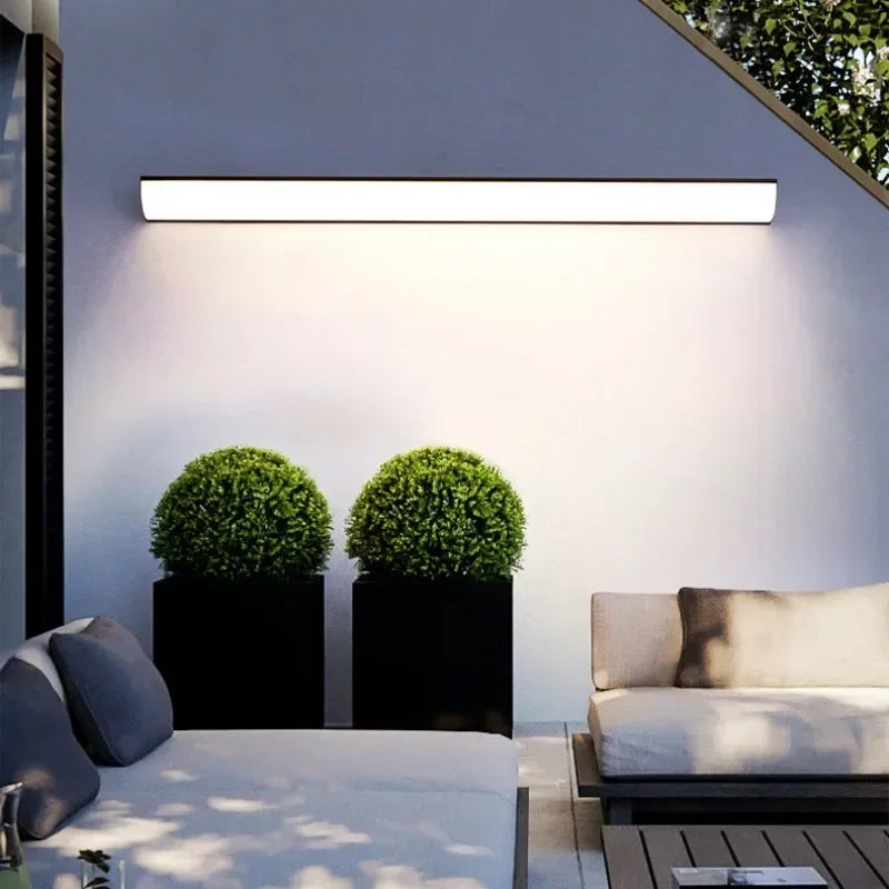 lampe murale led moderne blanche minimaliste ip65 hydrofuge 2492000lm 85265v