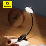lampe lecture led rechargeable sans fil clip table réglable moderne noire toucher interrupteur
