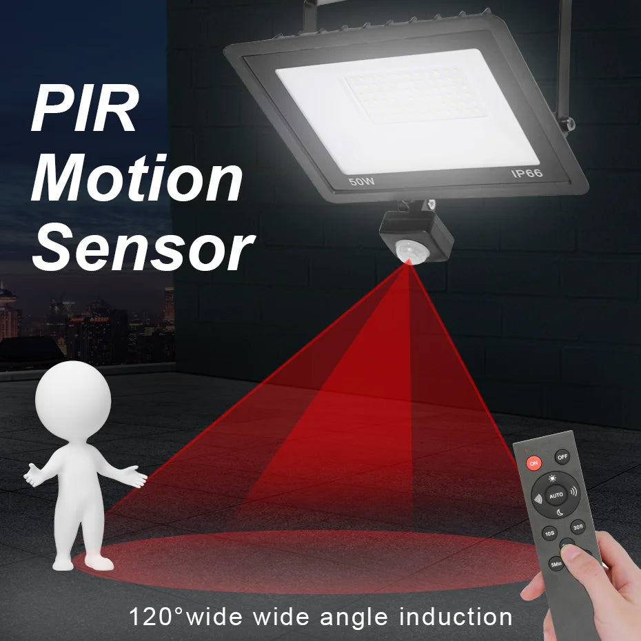 projecteur led moderne 220v 10w 20w 30w 50w 100w étanche noir remote control