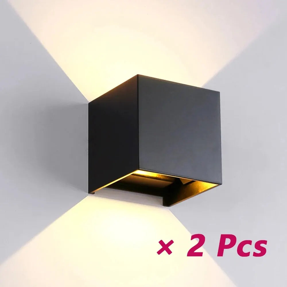 appliques murales led modernes noires chambre salon entrée cuisine 249lm 90260v