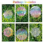 Détail autocollant Suncatcher reflets lumineux