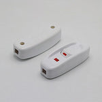 interrupteur électrique button blanc noir utilitaire 250v 2500w 2cm 2cm